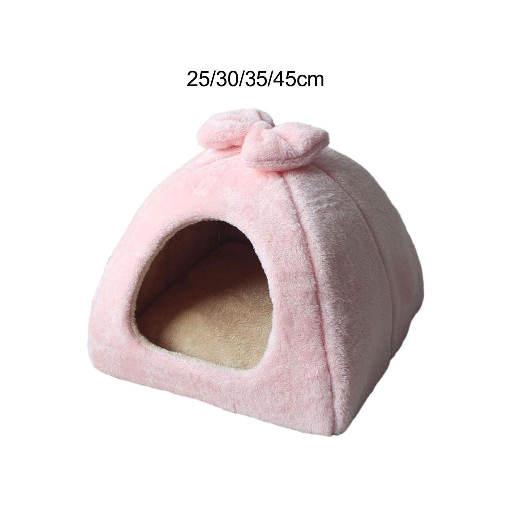 Haustierzelt Höhlenbett Katzenbett Innenkissen Zwinger Katzenhaus Haustier Katze Nest für Pudel