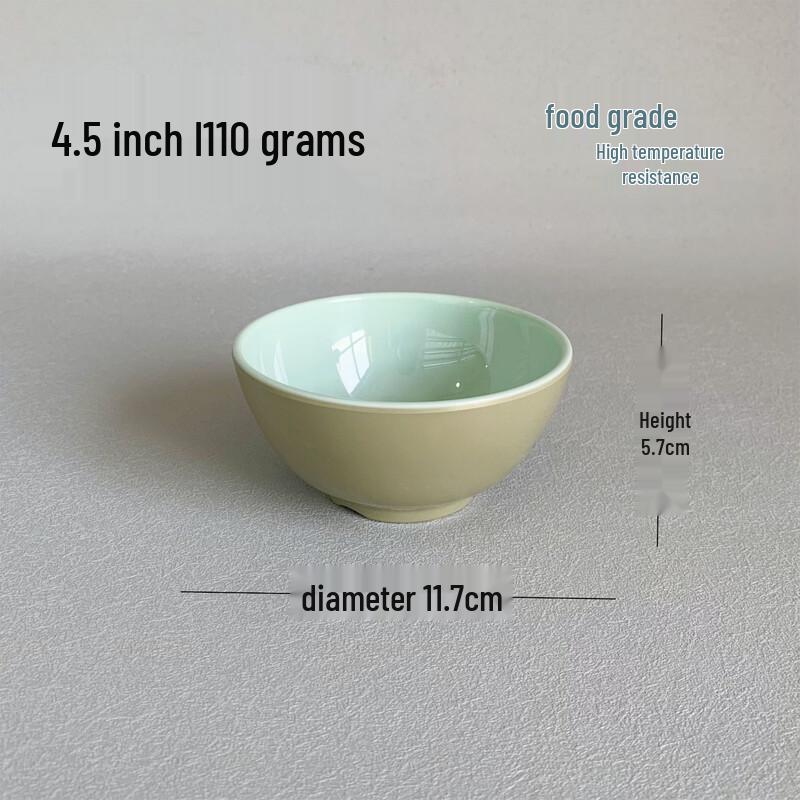 

777 4.5-inch Two-Tone Melamine Round Bowl