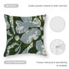 Printing style Cushion Cover Anti-dustmite Pillowcase Invisible zipper silky short plush Sofa cushion cover