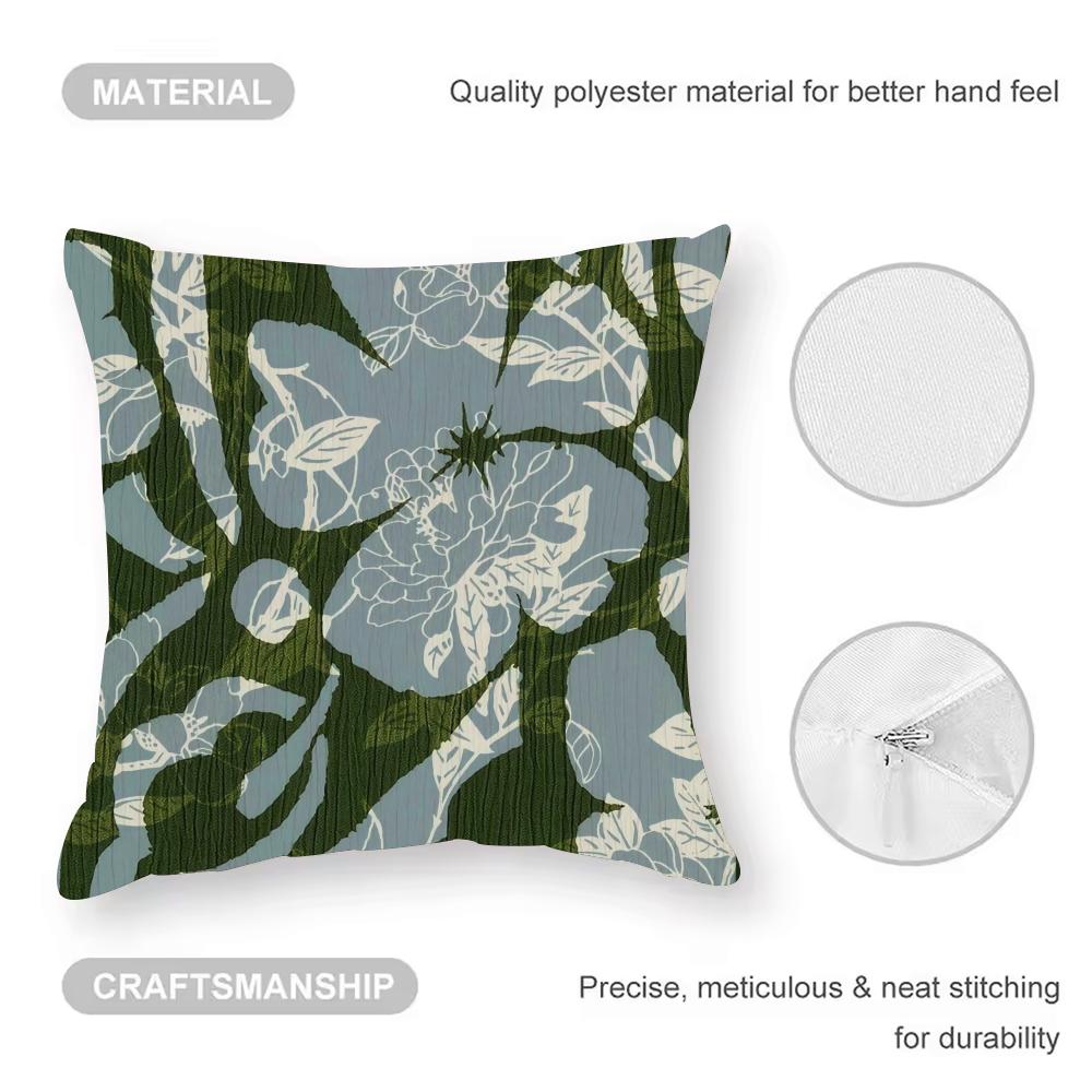 Printing style Cushion Cover Anti-dustmite Pillowcase Invisible zipper silky short plush Sofa cushion cover
