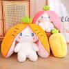 Cute Fruit Dog Plush Toy Japanese Style Cartoon Cinnamon Dog Stuffed Animal