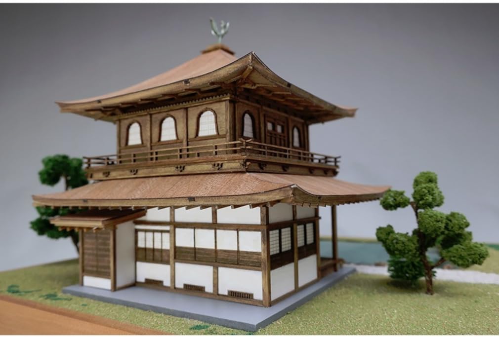 Woody Joe Temple Ginkakuji Wooden Model Assembly Kit 1/75 Jisho-ji (Building)