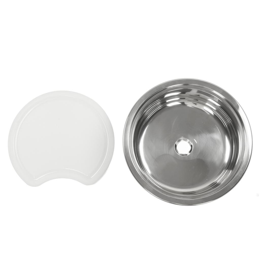 RV Stainless Steel Sink Kit with Acrylic Cutting Board Safe Robust RV Sink Cutting Plate Replacement