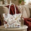 Cozy Autumn Themed Print Women's Casual Fashion Daily Commute Tote Bag
