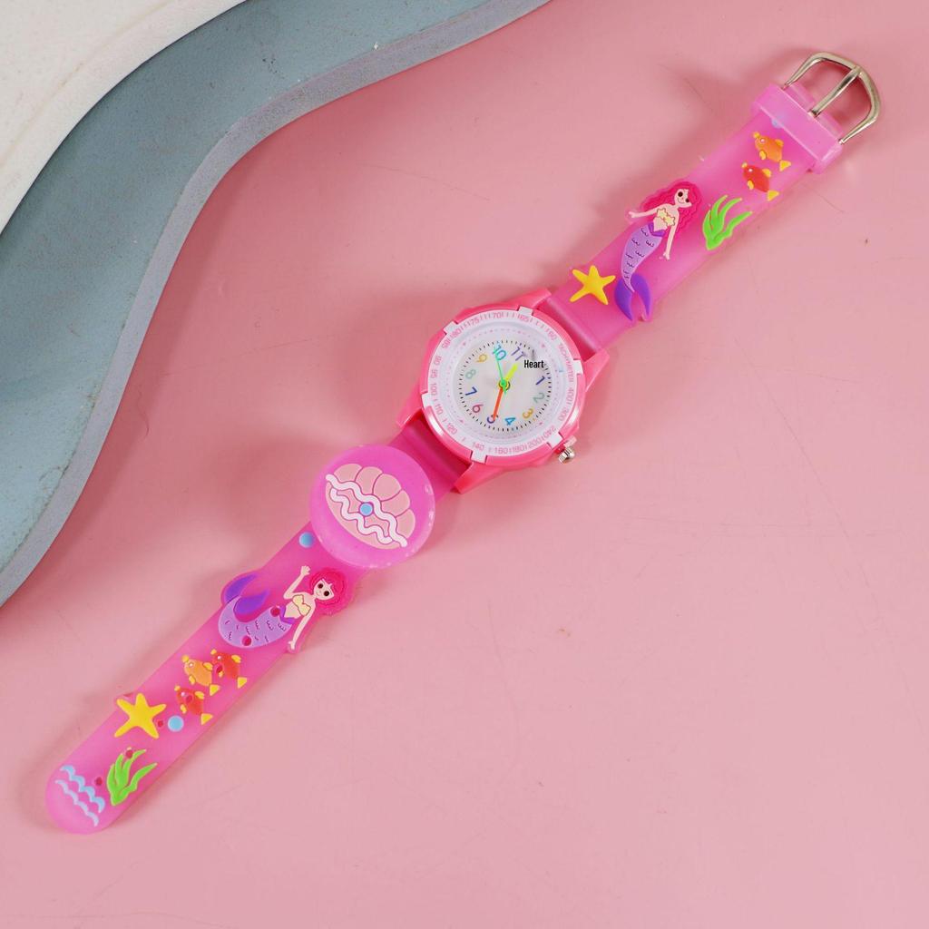 Cartoon Luminous Strap Children's Watch - Creative Birthday Gift for Elementary School Students