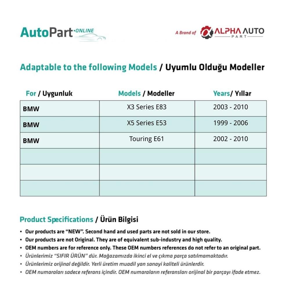 Schiebedach-Vorhangbein für BMW X5,X3,E61