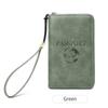 2024 RFID Travel Passport Wallet - Long Zipper, Multifunctional Holder for Documents, Tickets, and More