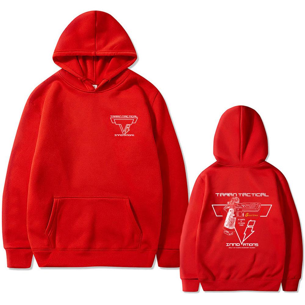 Taran Tactical Pistol Print Super Elastic Hoodie Unisex Fashion Oversized Streetwear Men Women Vintage Casual Pullover Hoodies
