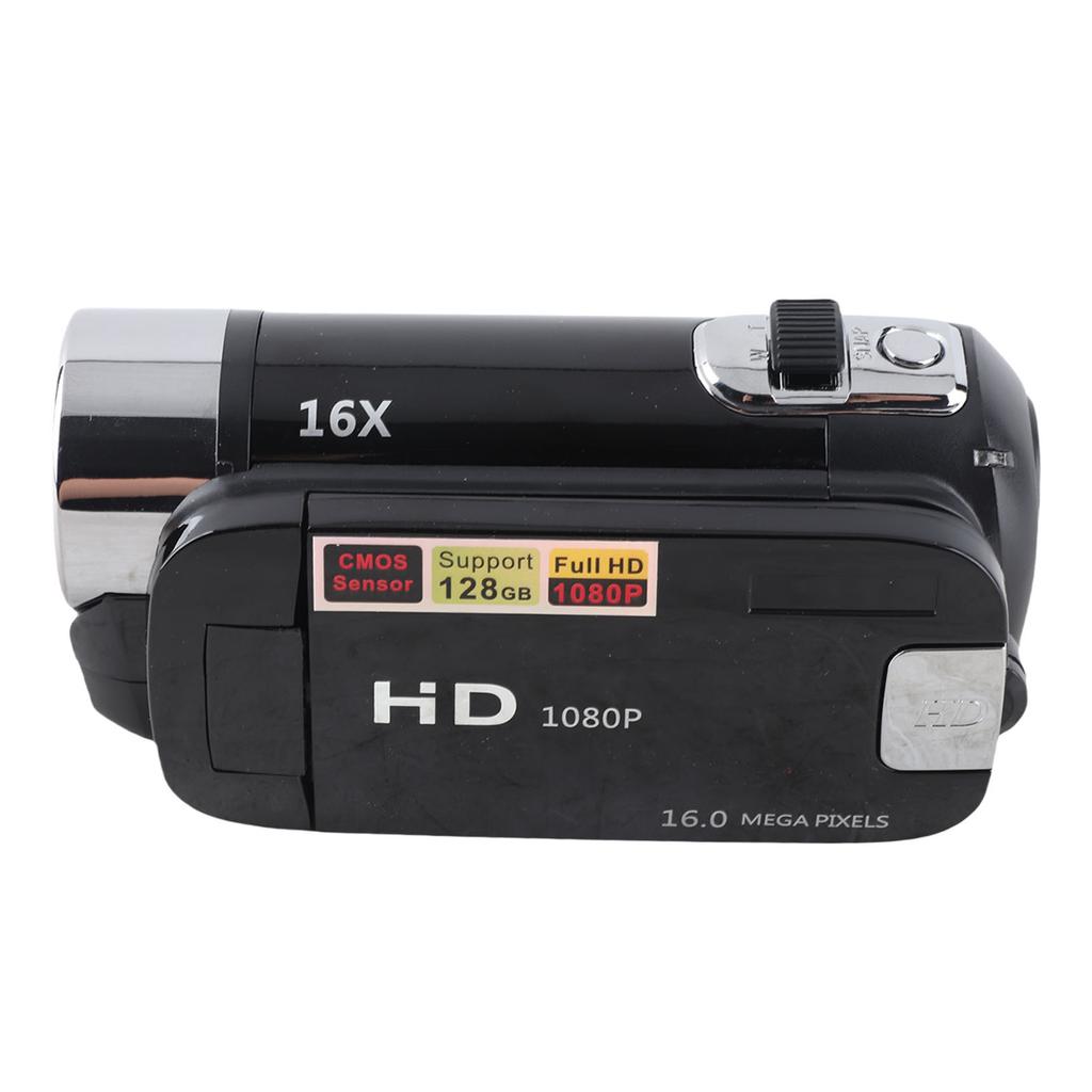 Digital Camera 1080P 16MP HD 16X Zoom Anti Shake Handheld Built in Microphone Video Camera with LED Fill Light