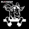 BLKUOPAR Little Goat Peeking Car Stickers Cute Animal Decal Scratch-Proof Die Cut Trunk Air Conditioner Car Styling