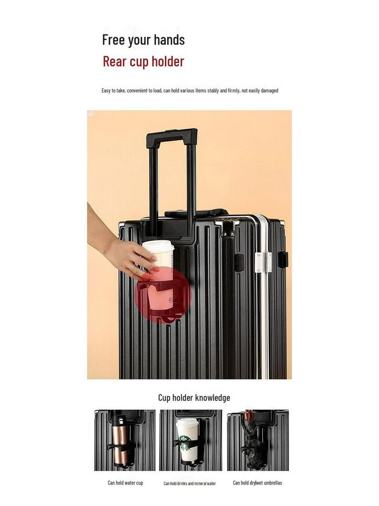 Stevige 20-inch Hardshell Spinner Koffer met Cijferslot – Grote Capaciteit voor Mannen, Vrouwen & Studenten