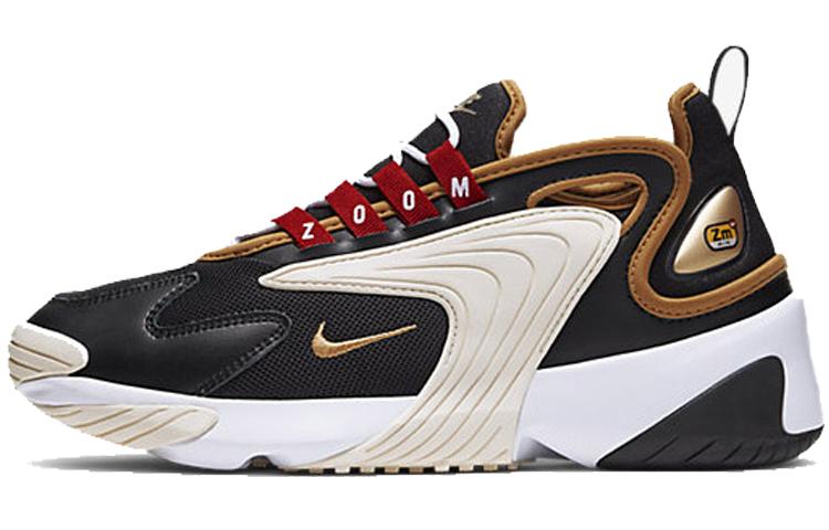 Nike Zoom 2K Icon Clash Black Metallic Gold Women s AO0354-005 37.5