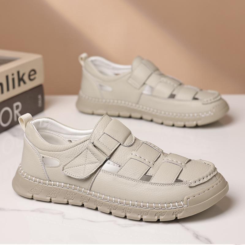 Fashion Business Summer Men's Shoes High Quality and Comfortable Style Work and Office Breathable Sandals Adult Sandals DRESS New