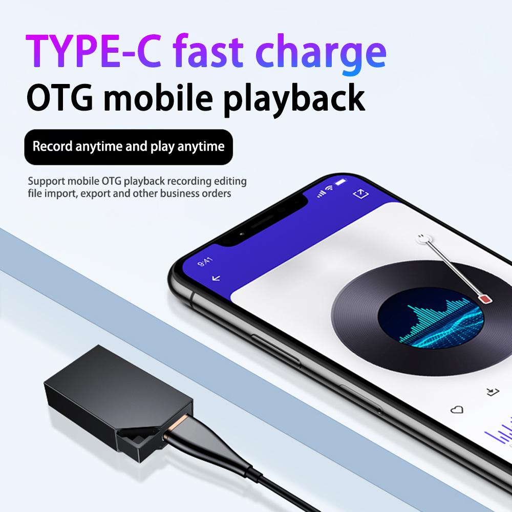 1.18-inch Ultra Mini Voice Recorder Intelligent Voice Recognition Digital Audio Espiar One Touch Recorder Noise Cancellation MP3