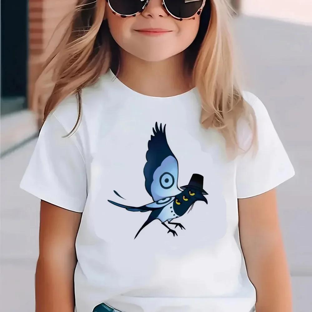 KPop Demon Hunters Kids Clothes 2026 Hot Anime T-shirt Harajuku Girls Casual T-Shirt Fashion Movie T Shirts