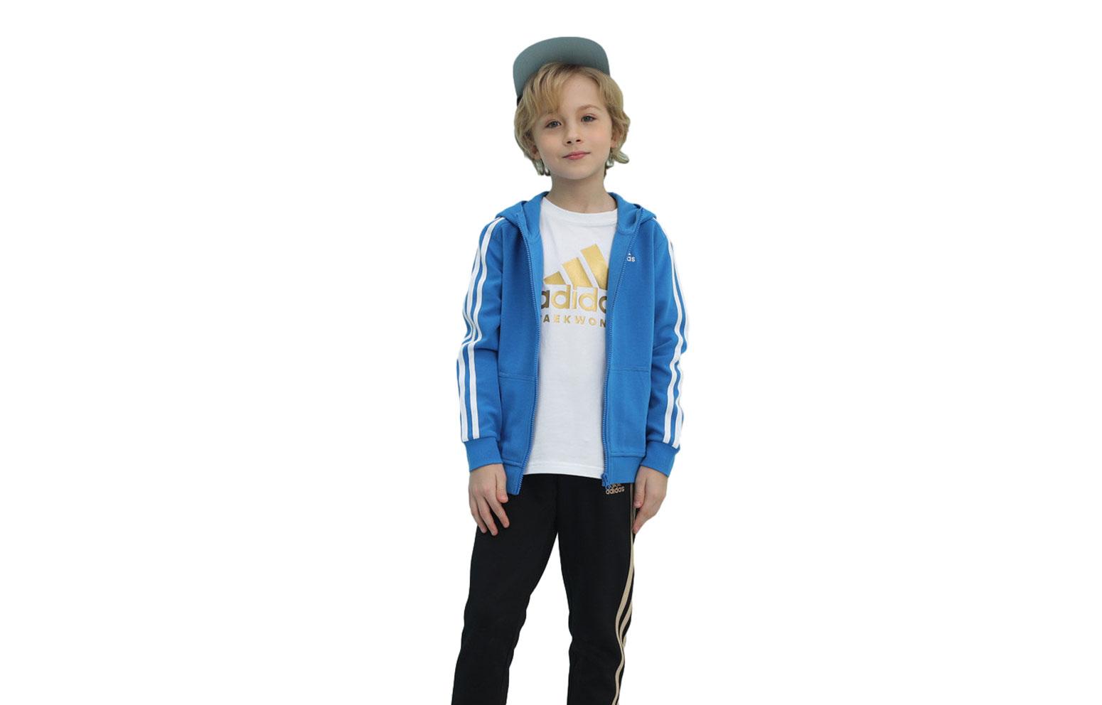 Куртки и пальто Adidas Детские Синий/Белый TR30J5K-BUW 116