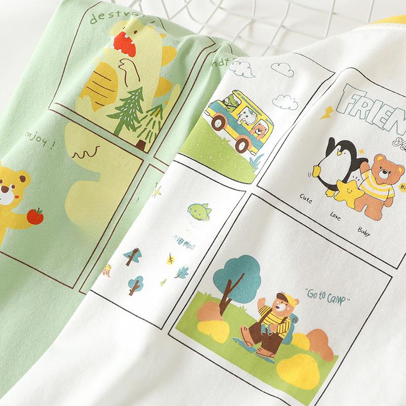 Baby Clothes Casual Short-sleeved T-shirts Summer Clothes Boys Girls Baby Children Children Summer Half-sleeved Tops