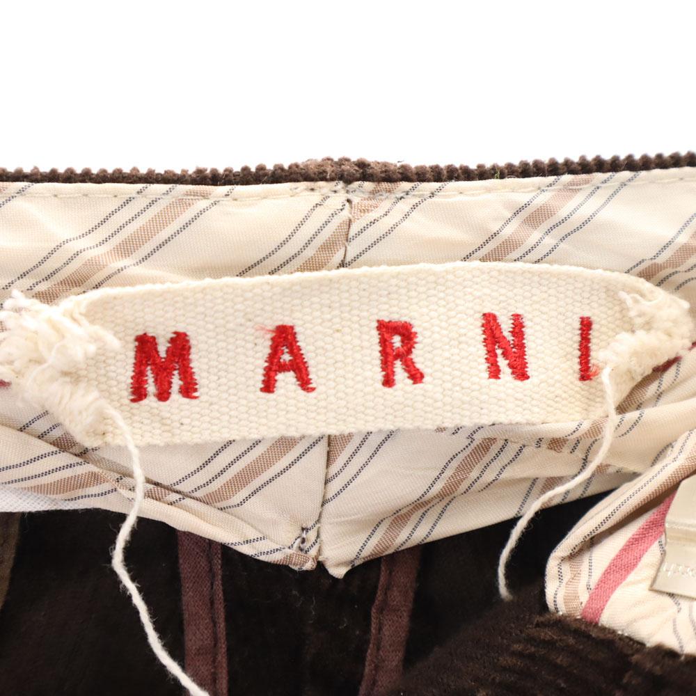 Marni Made In Italy Corduroy Pants 38 Brown Women Used