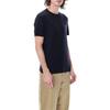 Emporio Armani Fitted Solid Color Letter Print Crew Neck Short Sleeve T-Shirt Men Tops Navy-Blue 8N1TD81JUVZ0920
