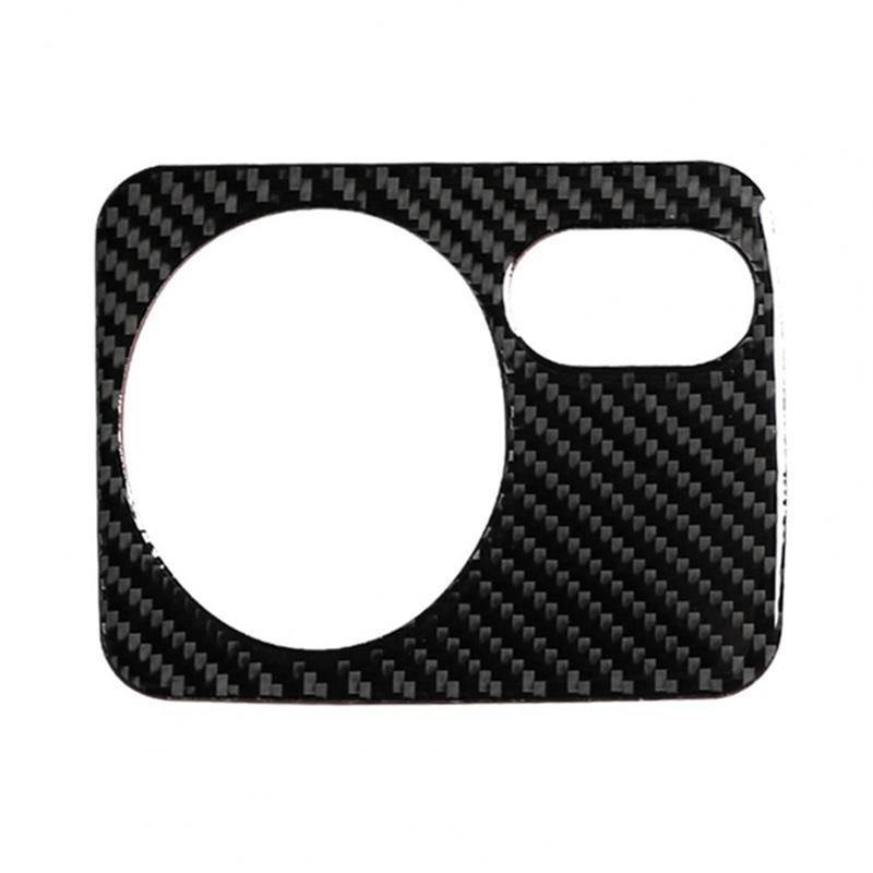 1PCS Car Headlight Switch Control Frame Carbon Fiber Sticker Suitable Left for VW Golf 6 R MK6 Scirocco 09-16