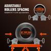 Pipe Stand with Roller Head 2500 LBS Load for 2-36 Inches Pipes 45# Steel