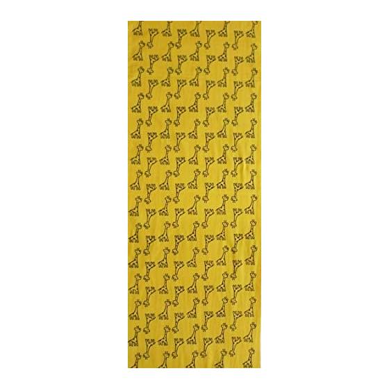 Todaya Shoten Tenugui Hand Towel, Kirin (Giraffe) Pattern, Rientzen Dye, Chusen Technique, 100% Cotton, Approx. 37x98cm