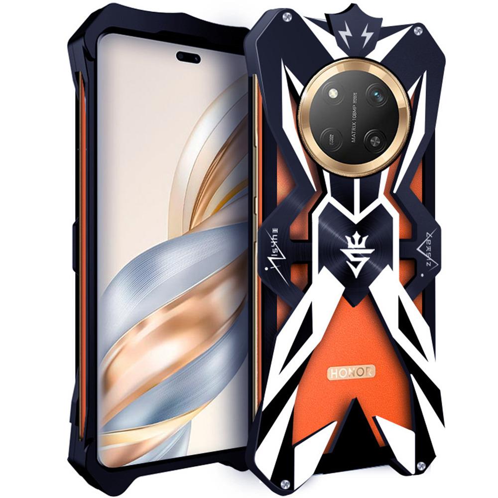 

For Honor X60 Pro 5G Case Shockproof Aluminum Alloy Phone Back Cover A