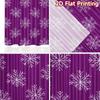 2pcs, 2D FLAT PRINTING Curtains (Without Rod) Purple Ornaments Halloween Festival Fashion Curtains Yarn Curtains Decorations For