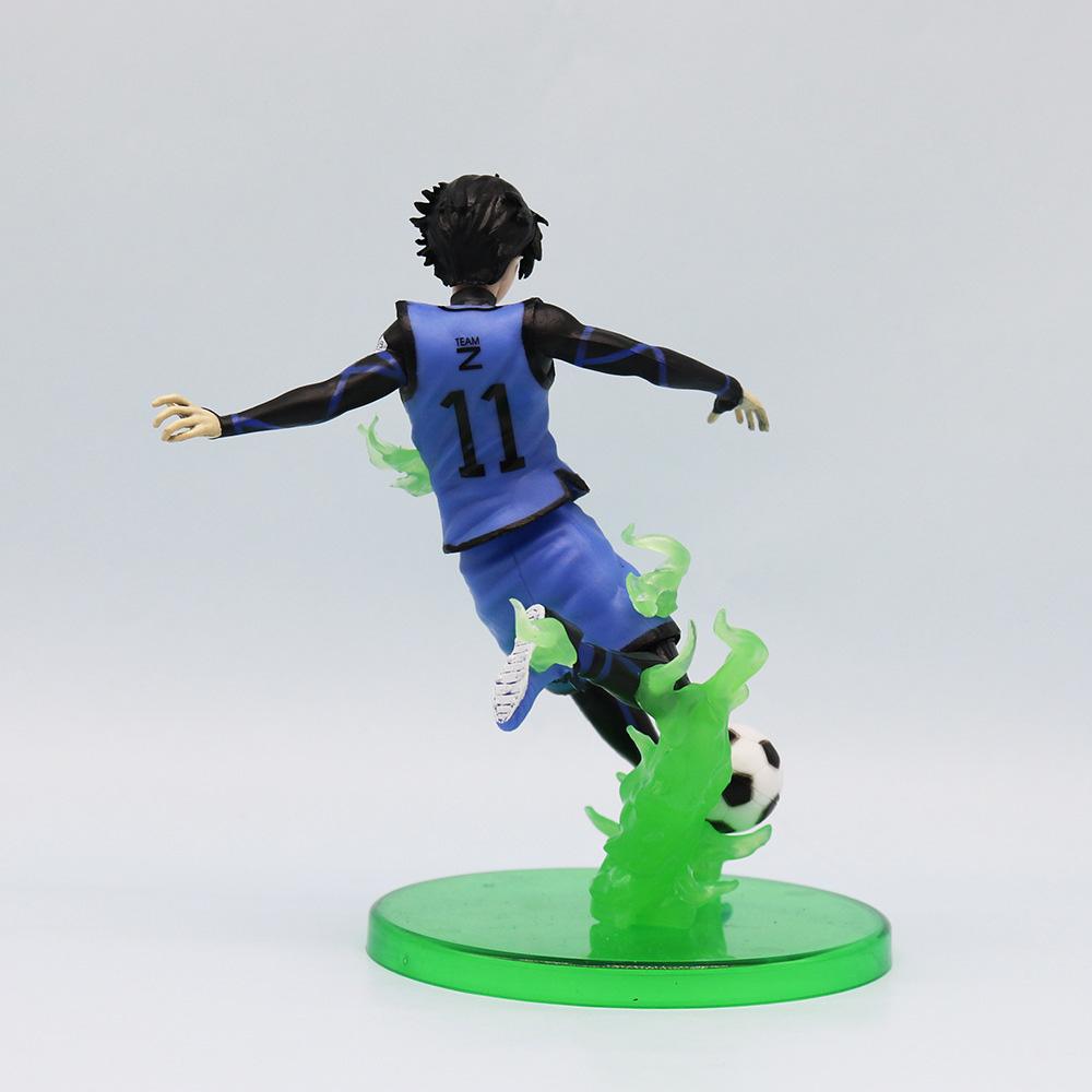 BLUE Lock Figure Isagi Yoichi Reo Mikage Seishiro Nagi Figure Play Football Action Figure Model Collection Doll Toy Xmas Gift