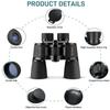 HD 20x mărire 20X50 Binoclu militar Telescop la distanță ultra lungă, potrivit pentru concerte de drumeții gif și observarea păsărilor