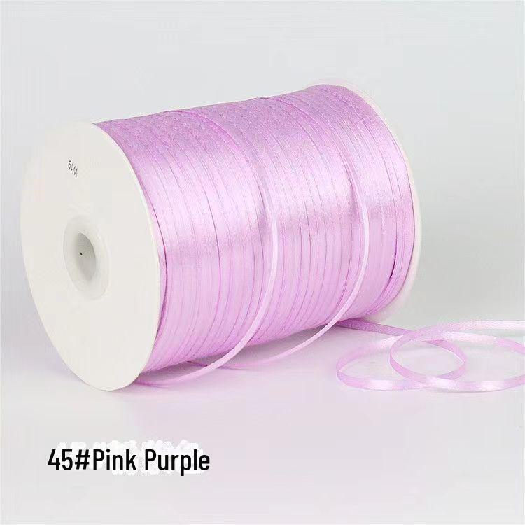 0.3cm Satin Ribbon for Bookmarks, Hair & Balloon Accessories, and Gift Packaging Bow.