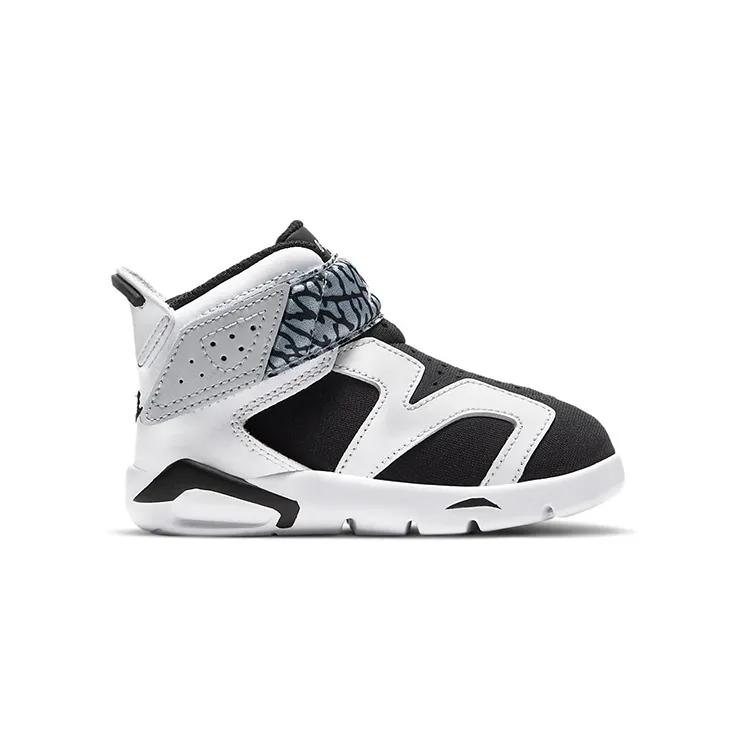 Air Jordan 6 Retro Little Flex Toddler 'White Black' (Unisex) White / Pure Platinum / Black Toddler Shoes CT4417 100