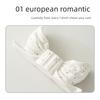 Romantic Ceramic Bow Candle Holder Elegant Bowknot Shape Candlestick Durable Candle Stands  Party
