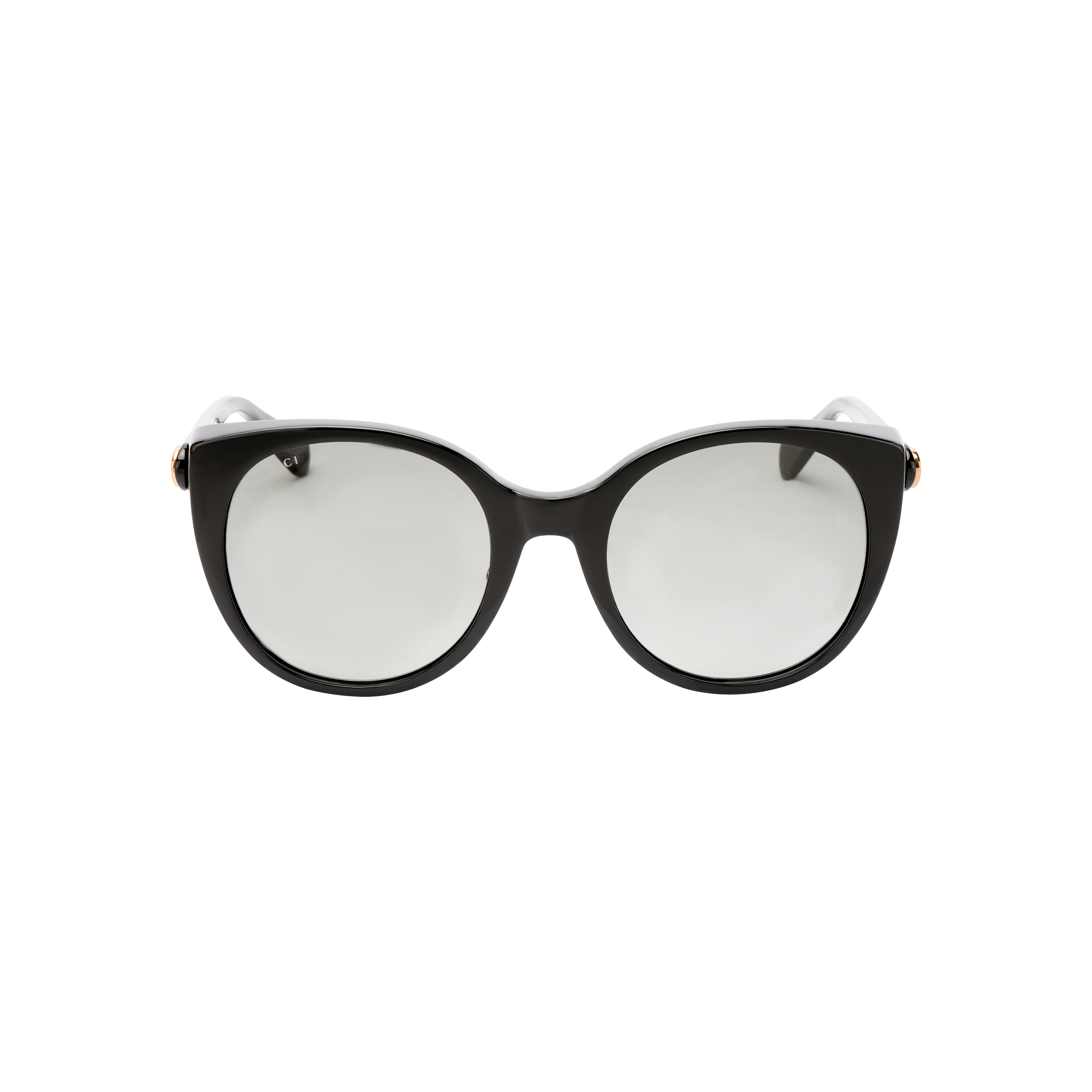Gucci Cat Eye Sunglasses Shiny Black Unisex Eyewear GG0369S-001 Dust Bag+Eyeglass Case (Random Color)