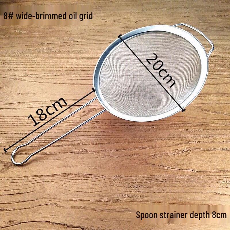 JingJingRS Large Handheld Fine Mesh Strainer