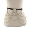 Women Belly Belt Chain Street Style Gothic Harness Chain Bustier Harness Waist Clothing Accessories