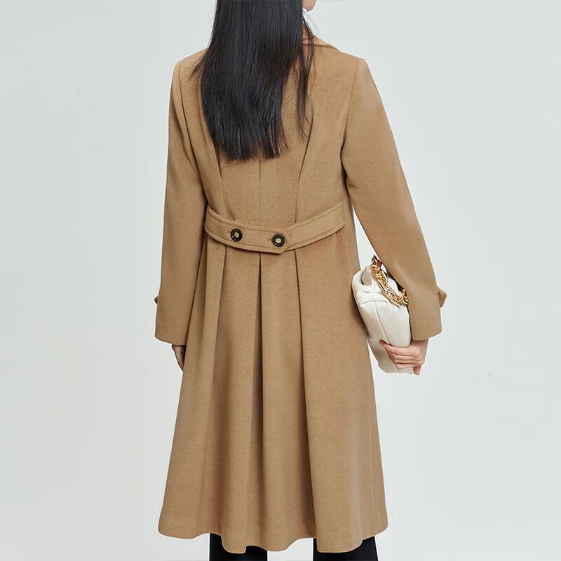 Women's Lapel Mid-Length Wool Coat