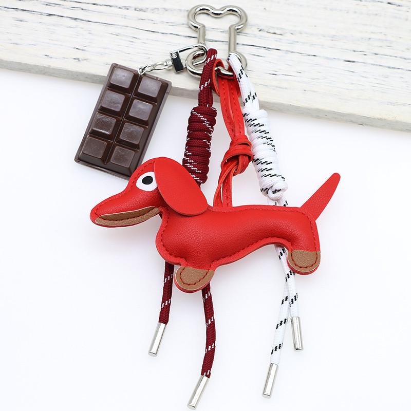Miu Series Dachshund Cartoon Keychain Bag Pendant