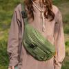 Outdoor Functional Breast Bag, Men's and Women's Commuting Bag, Large Capacity and Lightweight Shoulder Bag, Simple Leisure Travel Messenger Bag