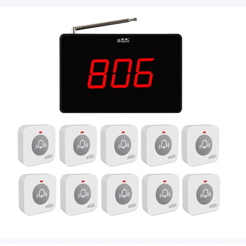 Singcall APE590 Wireless Service Call Pager System Kit