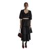 Glamorous Womens/Ladies Twisted Knot Front Puff Sleeve Crop Top