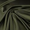Satin Crepe Fabric, Dark Olive Color