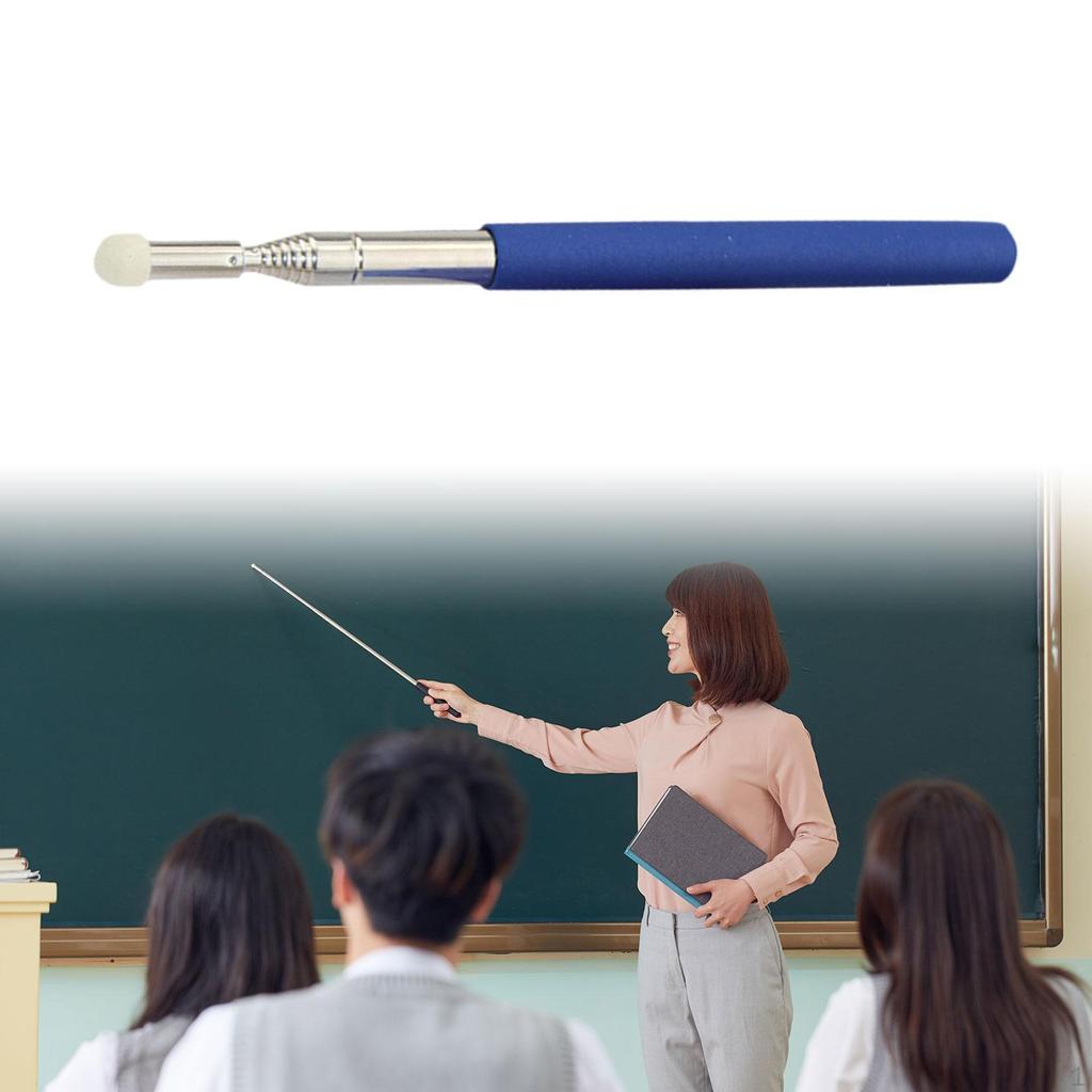 Tragbarer Teleskop-Lehrer's Zeigestab mit weicher Spitze, leichtgewichtig, handlich,