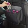 With Adjustable Strap Foldable Car Trash Can Waterproof Car Back Seat Storage Box  Car Dustbin