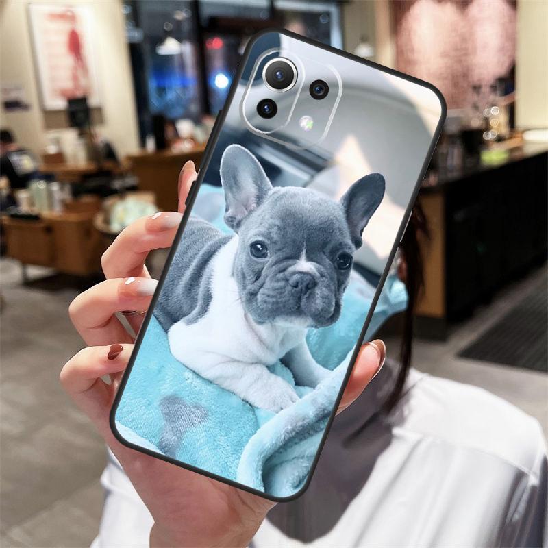 

Чехол для телефона Xiaomi 17 Pro Max 14 15 Ultra 13T 14T 15T Pro POCO X7 Pro X3 X5 X6 F5 F6 F7 с рисунком французского бульдога и мопса Xiaomi 15T Pro