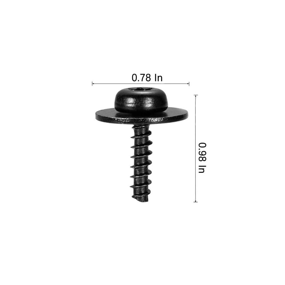 10Pcs Under Tray Splash Guard Torx Screw With Washer 1449533 For Ford 7200555