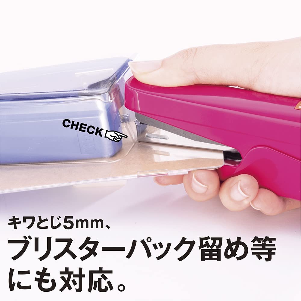 MAX Light HD91733 Stapler, Binding, 20-Sheet Capacity, Blue, HD-10TLK/B,