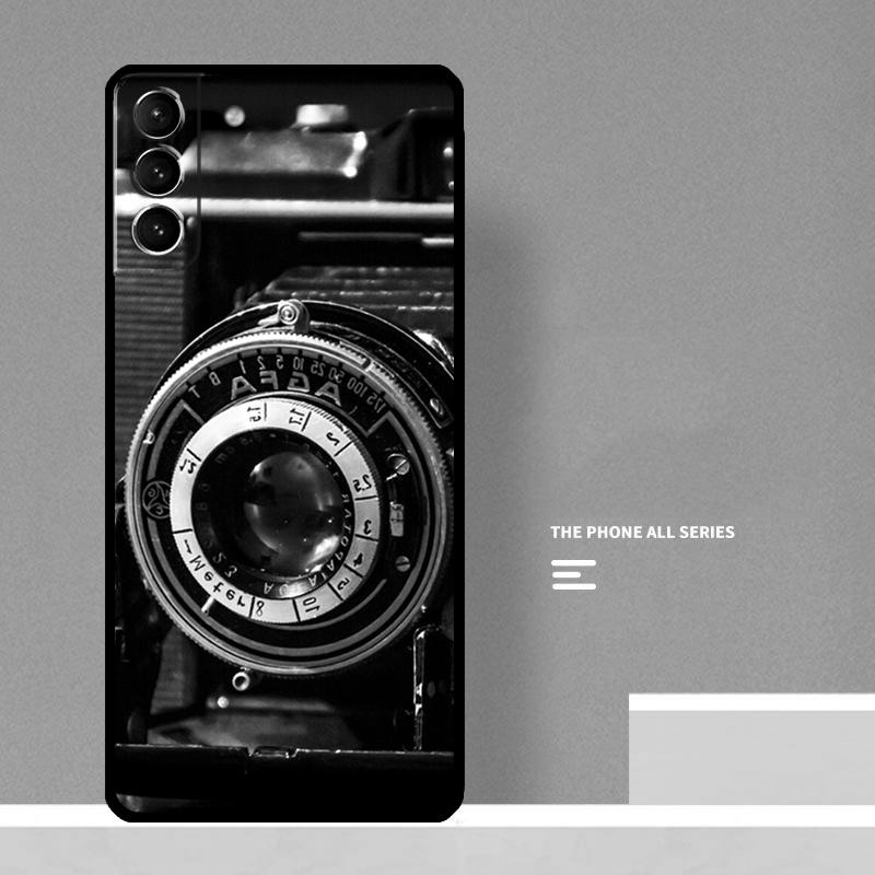 Classic Camera Lens Phone Case For Samsung Galaxy S25 S26 Ultra S20 S21 S22 S23 S24 Plus S10 S25 FE Cover Coque