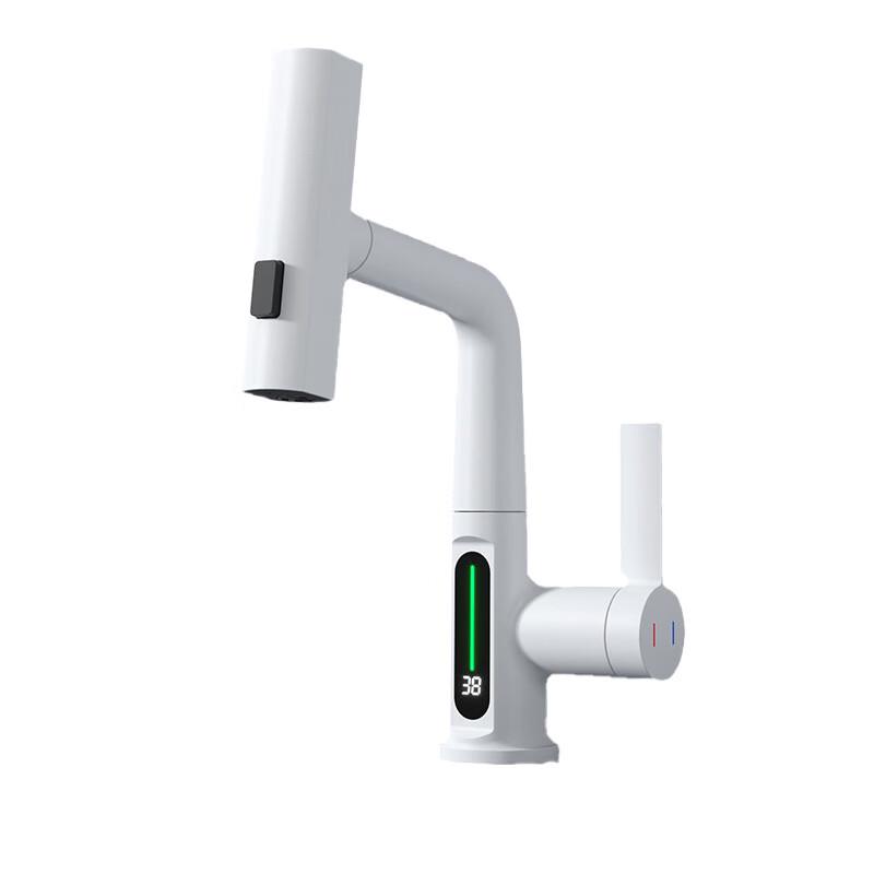 TLXT Pull-Out Digital Display Waterfall Basin Faucet