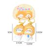 1Pair Cute Cat Dog Magnetic Keychain Pendant Cartoon Creative Couple Keyring Exquisite Backpack Decoration Accessories Gifts